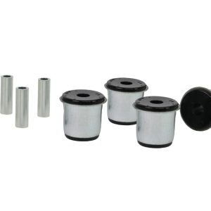 Whiteline Control Arm Bushing, Black, Synthetic Elastomer, Set of 2 – W51749