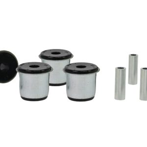 Whiteline Control Arm Bushing, Black, Synthetic Elastomer, Set of 2 – W51749