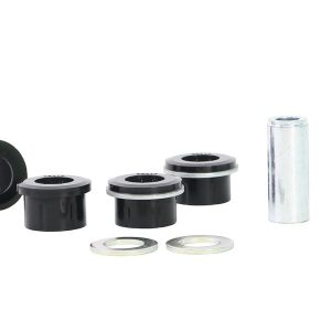 Whiteline Control Arm Bushing, Black, Synthetic Elastomer, With Four Bushings/ Two Tubes/ Two Washers – W53618