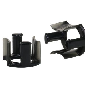 Whiteline Control Arm Bushing, Black, Synthetic Elastomer, With Two Insert Bushings – W53619