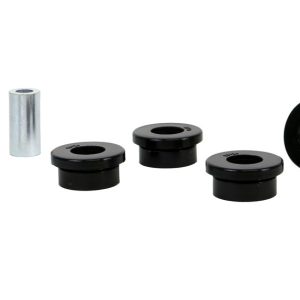 Whiteline Control Arm Bushing, Black, Synthetic Elastomer, With Four Bushings and Two Tubes – W63561