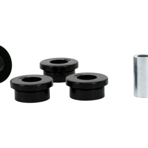 Whiteline Control Arm Bushing, Black, Synthetic Elastomer, With Four Bushings and Two Tubes – W63561