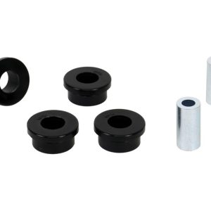Whiteline Control Arm Bushing, Black, Synthetic Elastomer, With Four Bushings and Two Tubes – W63561