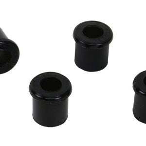 Whiteline Leaf Spring Shackle Bushing, Black, Polyurethane, With 4 Rear Bushings/ 2 Front Rear Bushings – W71021