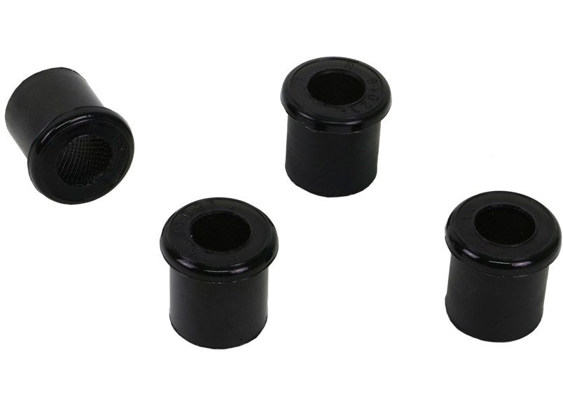 Whiteline Leaf Spring Shackle Bushing, Black, Polyurethane, With 4 Rear Bushings/ 2 Front Rear Bushings – W71021