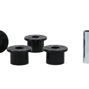 Whiteline Leaf Spring Bushing, Black, Synthetic Elastomer – W71506