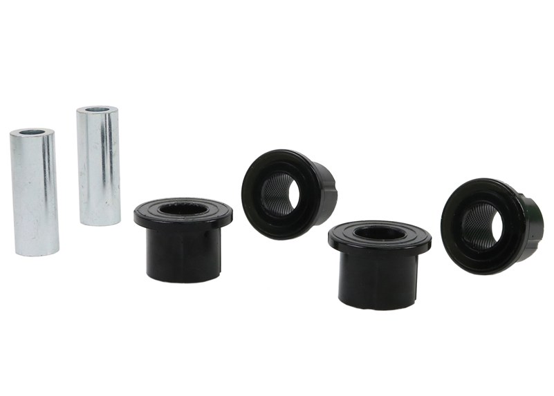 Whiteline Leaf Spring Bushing, Black, Synthetic Elastomer, One Set Eye Front Bushings – W73250