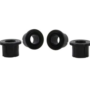 Whiteline Leaf Spring Bushing, Black, Synthetic Elastomer, One Set Eye Front Bushings – W73250