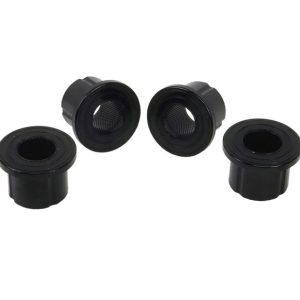 Whiteline Leaf Spring Bushing, Black, Synthetic Elastomer, One Set Eye Front Bushings – W73250