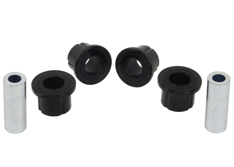 Whiteline Leaf Spring Bushing, Black, Synthetic Elastomer, One Set Eye Front Bushings – W73250