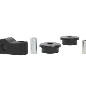 Whiteline Manual Trans Shifter Stabilizer Bushing, Black, Synthetic Elastomer, Set of 3, With Two Tubes – W92611