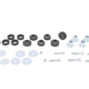 Whiteline Body Mount Bushings, Pack of 12, With Six Tubes/ Six Bolts/ Eight Washers/ Two Nuts/ Grease – W93494