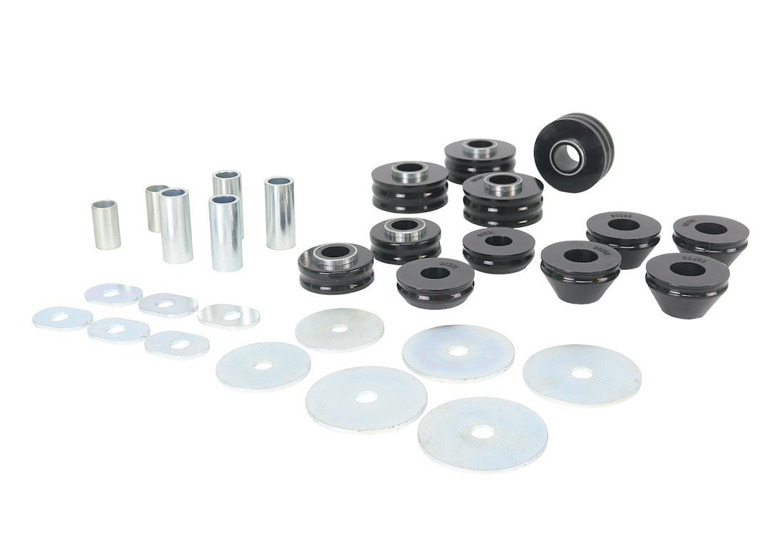 Whiteline Body Mount Bushings, Pack of 12, With Six Tubes/ Twelve Washers/ Grease – W93498