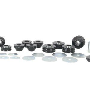 Whiteline Body Mount Bushings, Pack of 12, With Six Tubes/ Twelve Washers/ Grease – W93498