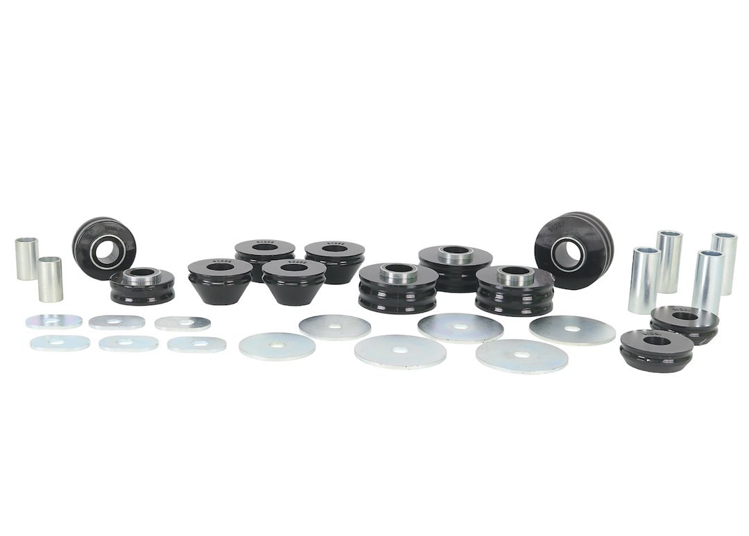 Whiteline Body Mount Bushings, Pack of 12, With Six Tubes/ Twelve Washers/ Grease – W93498