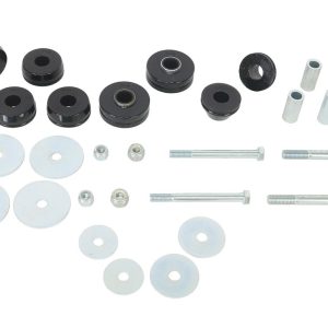 Whiteline Body Mount Bushings, Pack of 8, With Four Tubes/ Eight Washers/ Four Nuts/ Four Bolts/ Grease – W93499
