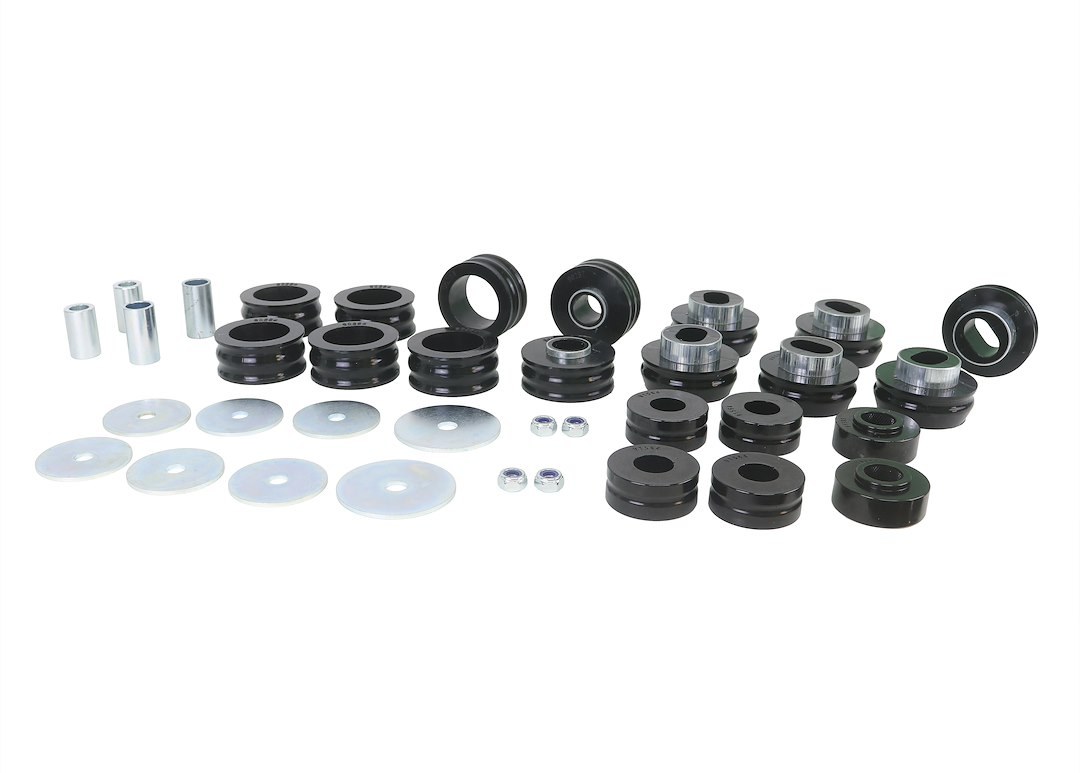 Whiteline Body Mount Bushings, Pack of 20, With Four Tubes/ Four Nuts/ Eight Washers/ Grease – W93500