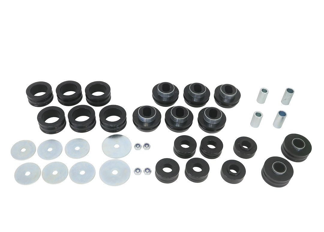 Whiteline Body Mount Bushings, Pack of 20, With Four Tubes/ Four Nuts/ Eight Washers/ Grease – W93500