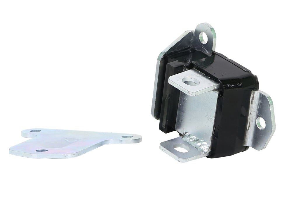 Whiteline Motor Mount, Black/ Silver, With Mount/ 60.3 Millimeter Mounting Bracket/ Plate – W93533