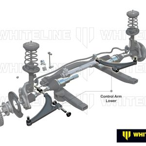 Whiteline Control Arm, Tubular, Adjustable, Aluminum, With Bushings and Ball Joint, Single – WA452R