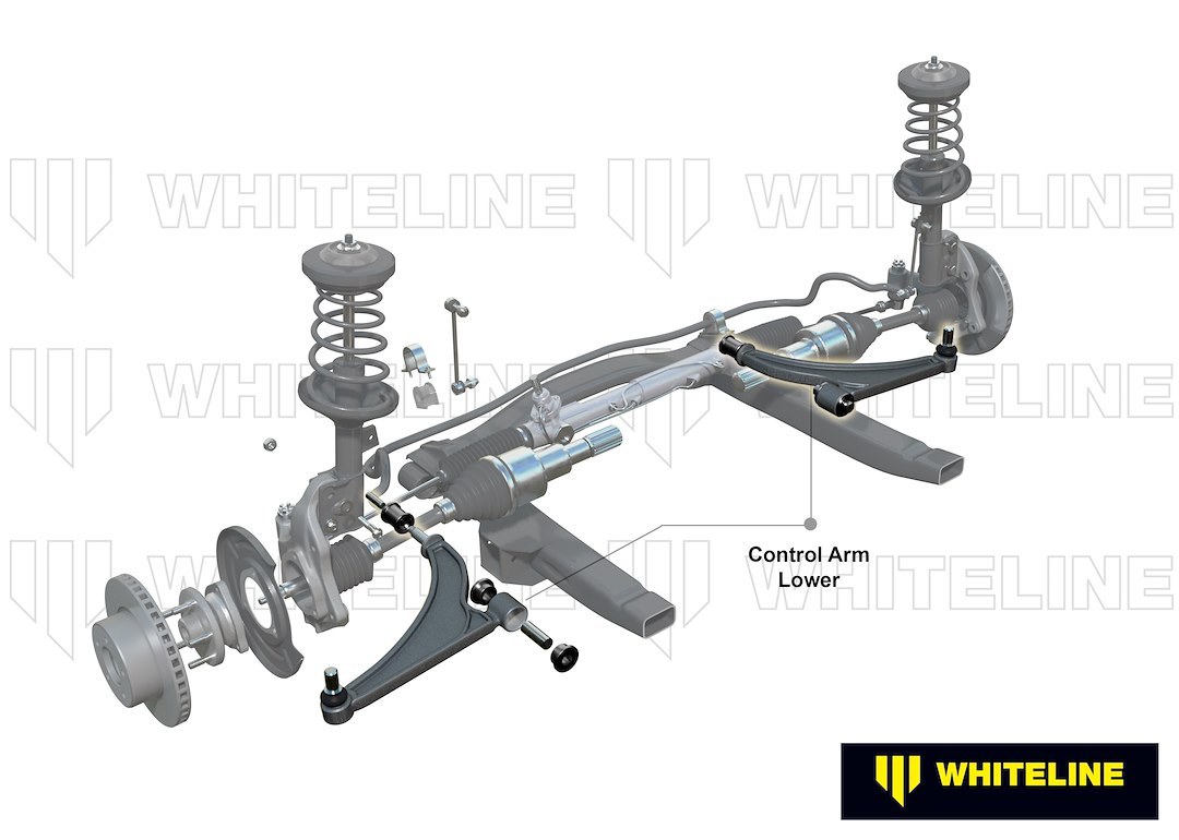 Whiteline Control Arm, Tubular, Adjustable, Aluminum, With Bushings and Ball Joint, Single – WA452R