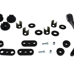 Whiteline Suspension Bushing Kit, Black, With Engine Mount and Bushings – WEK096