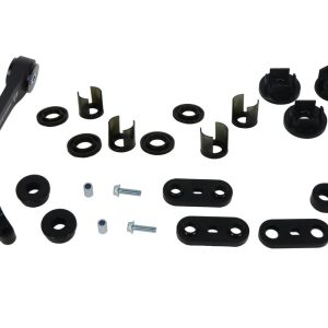 Whiteline Suspension Bushing Kit, Black, With Engine Mount and Bushings – WEK096