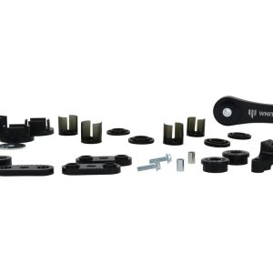 Whiteline Suspension Bushing Kit, Black, With Engine Mount and Bushings – WEK096