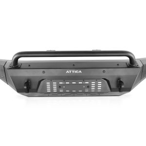Winjet Bumper, Terra Series, Modular Design, With Bull Bar, With Internal Winch Mount, With D-Ring Mounts – ATTF201A103-BX