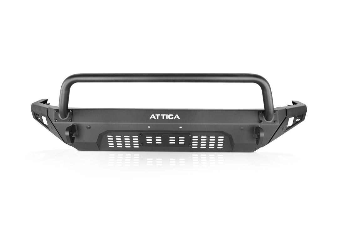 Winjet Bumper, Terra Series, Modular Design, With Bull Bar, With Internal Winch Mount, With D-Ring Mounts – ATTTU01A105-BX