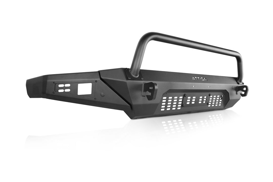Winjet Bumper, Terra Series, Modular Design, With Bull Bar, With Internal Winch Mount, With D-Ring Mounts – ATTTU01A105-BX