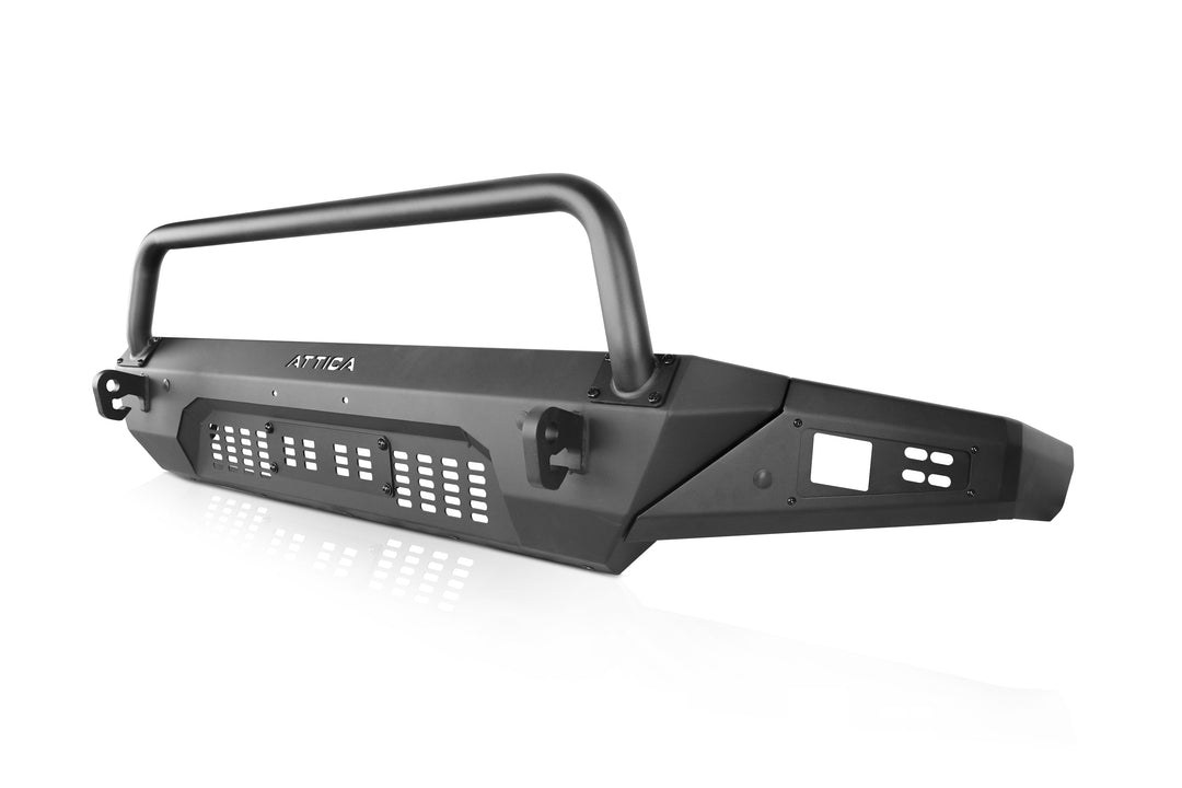 Winjet Bumper, Terra Series, Modular Design, With Bull Bar, With Internal Winch Mount, With D-Ring Mounts – ATTTU01A105-BX