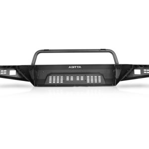 Winjet Bumper, Terra Series, Modular Design, With Bull Bar, With Internal Winch Mount, With D-Ring Mounts – ATTTU01A105-BX