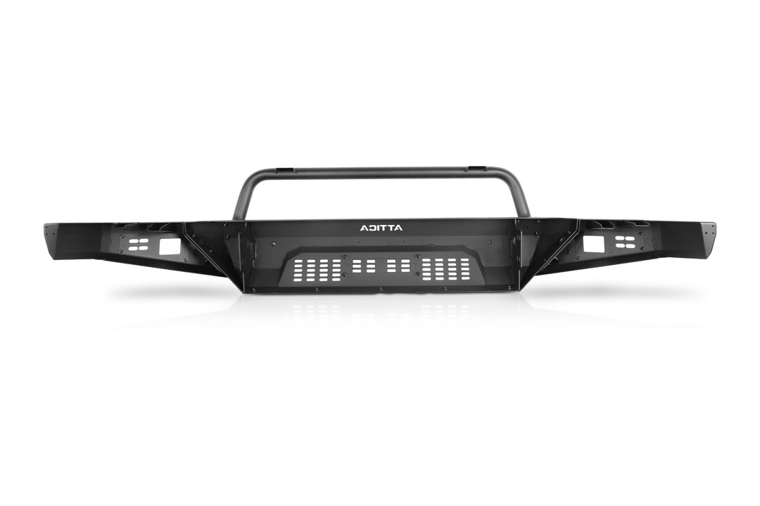 Winjet Bumper, Terra Series, Modular Design, With Bull Bar, With Internal Winch Mount, With D-Ring Mounts – ATTTU01A105-BX