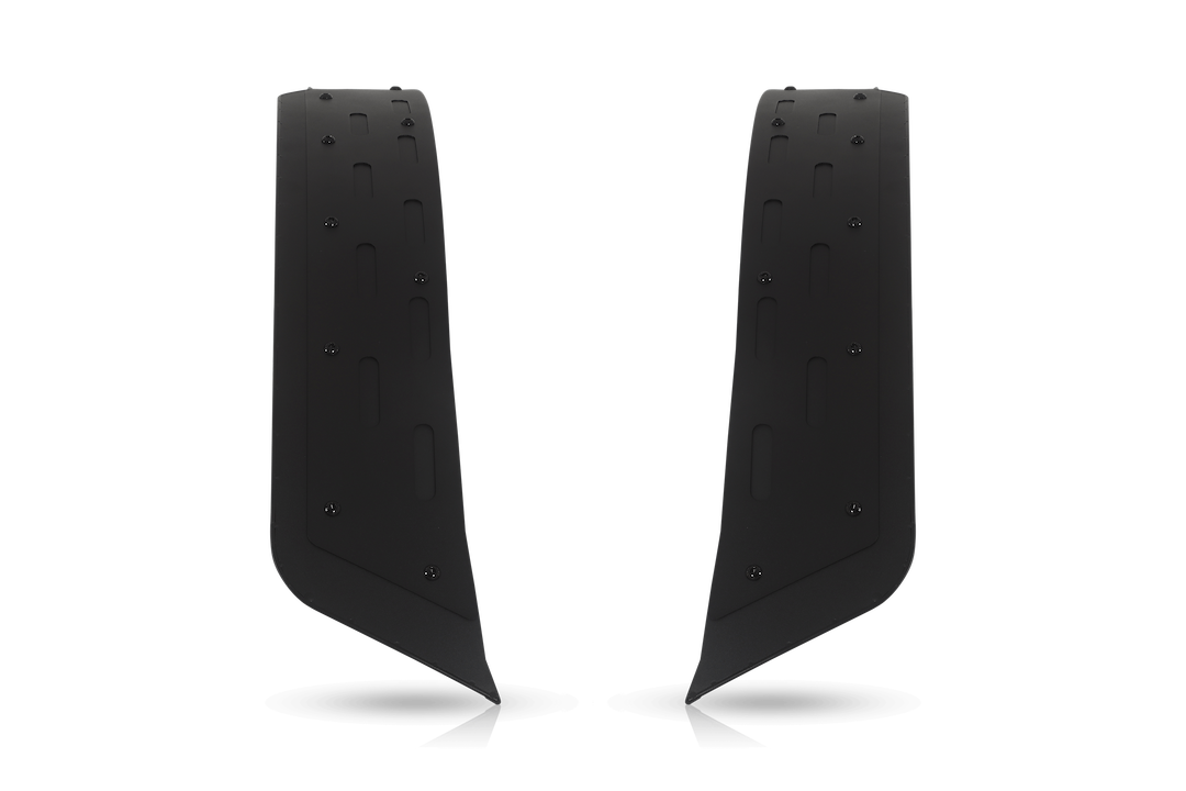 Winjet Fender Flare, Terra Series, Flat Style, Powder Coated Textured Black, E-Coated Steel, Set of 2 – ATTFB01H101-BX-F