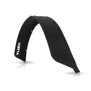 Winjet Fender Flare, Terra Series, Flat Style, Powder Coated Textured Black, E-Coated Steel, Set of 2 – ATTFB01H101-BX-F
