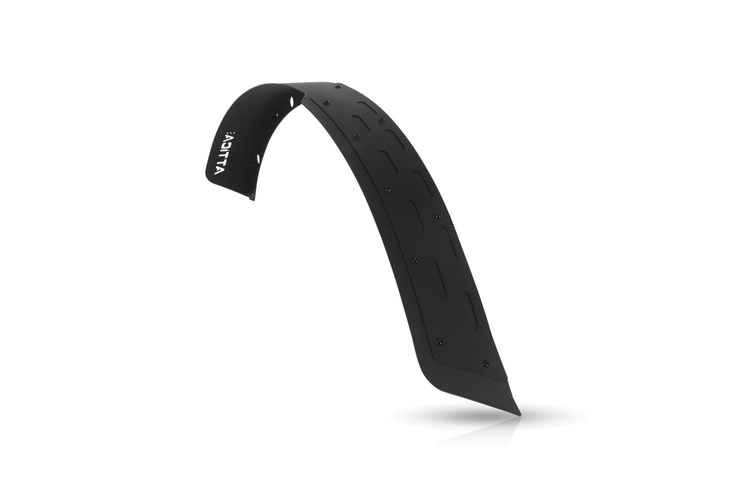 Winjet Fender Flare, Terra Series, Flat Style, Powder Coated Textured Black, E-Coated Steel, Set of 2 – ATTFB01H101-BX-F