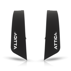 Winjet Fender Flare, Terra Series, Flat Style, Powder Coated Textured Black, E-Coated Steel, Set of 2 – ATTFB01H101-BX-R