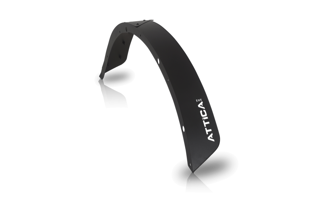Winjet Fender Flare, Terra Series, Flat Style, Powder Coated Textured Black, E-Coated Steel, Set of 2 – ATTFB01H101-BX-R