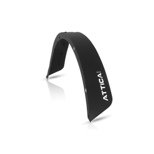 Winjet Fender Flare, Terra Series, Flat Style, Powder Coated Textured Black, E-Coated Steel, Set of 2 – ATTFB01H101-BX-R