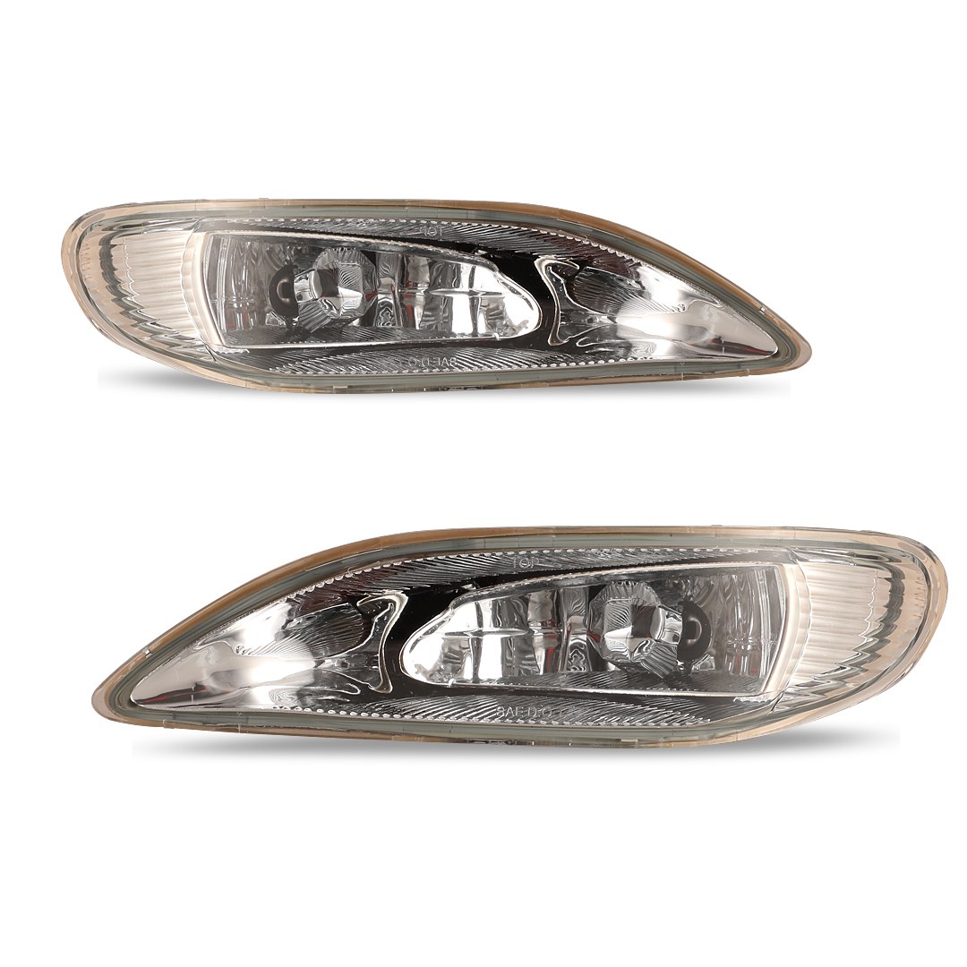 Winjet Driving/ Fog Light, Halogen Bulb, Clear 9006 Bulb, OE Size/ Shape, 51 Watt Bulbs, 12 Volt, Fog Beam, Clear Lens – CFWJ-0047-C