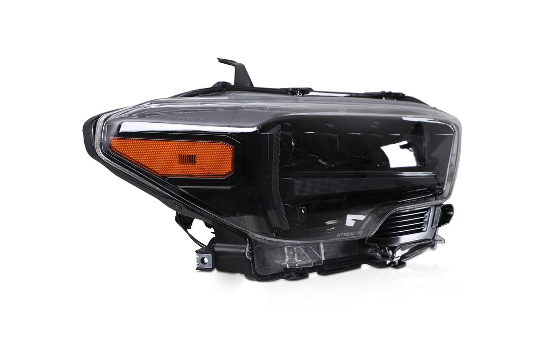 Winjet Headlight Assembly, Apex Series, LED Bulb, Projector, High/ Low Beam, Built-IN Osram LED Chip, Clear Polycarbonate Lens – CHATT0769-H6-GBC-SQ
