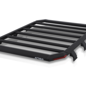 Winjet Roof Rack, Frontier Series, Direct-Fit, Powder Coated, Textured Black, Aluminum, Single – ATTJL02F101-BX