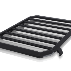 Winjet Roof Rack, Frontier Series, Direct-Fit, Powder Coated, Textured Black, Aluminum, Single – ATTJL02F101-BX