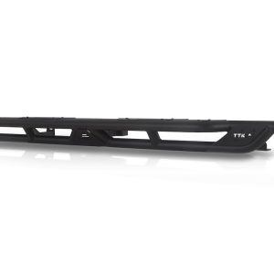 Winjet Nerf Bar, Terra Series, With Flat Plates, Round Bent, Textured Powder Coated, Black, Steel, Body/ Frame Mount – ATTJT02C104-BX