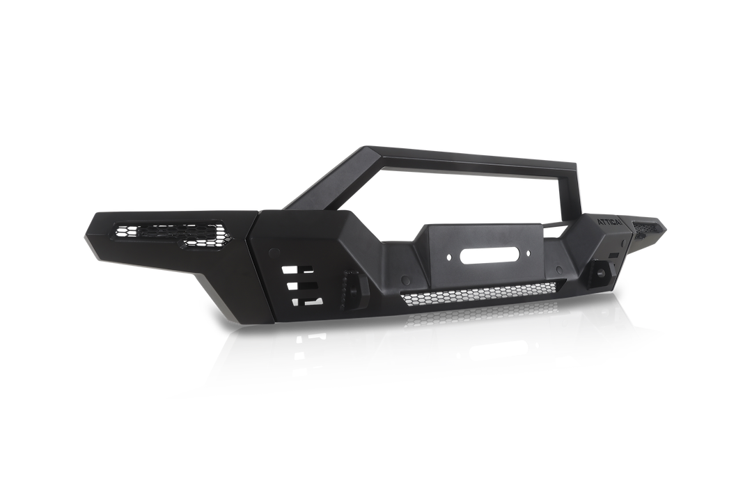Winjet Bumper Extension, Frontier Series, For Use with Front Bumper ATTJL01A110-BX, Powder Coated Textured Black Steel – ATTJL01A110-1-BX