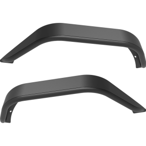 Winjet Fender Flare, Terra Series, Flat Style, Powder Coated Textured Black, E-Coated Steel, Set of 2 – ATTJL01H107-BX-R