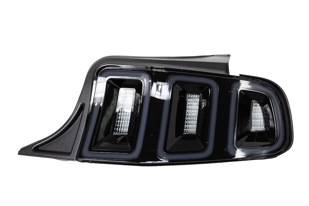 Winjet Tail Light Assembly, LED, Smoke Lens, Gloss Black ABS Plastic Housing – CTRNG0678-GBS