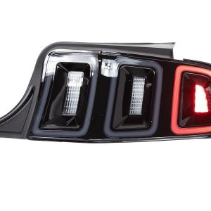 Winjet Tail Light Assembly, LED, Smoke Lens, Gloss Black ABS Plastic Housing – CTRNG0678-GBS
