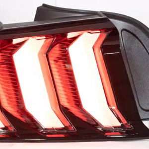 Winjet Tail Light Assembly, LED, Smoke Lens, Gloss Black ABS Plastic Housing, Red Brake Light/ Amber Turn Signal Light – CTRNG0680-GBS
